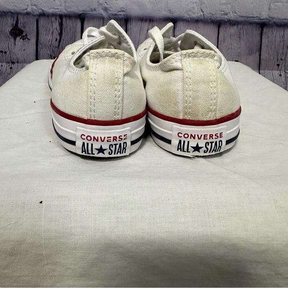 Classic White Kids Canvas Sneakers - Picture 3 of 5